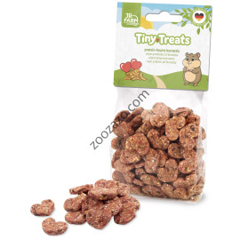 Малки лакомства - Протеинови сърца за малки гризачи, 100 гр. - JR FARM Tiny Treats Protein-Hearts Hermetia 